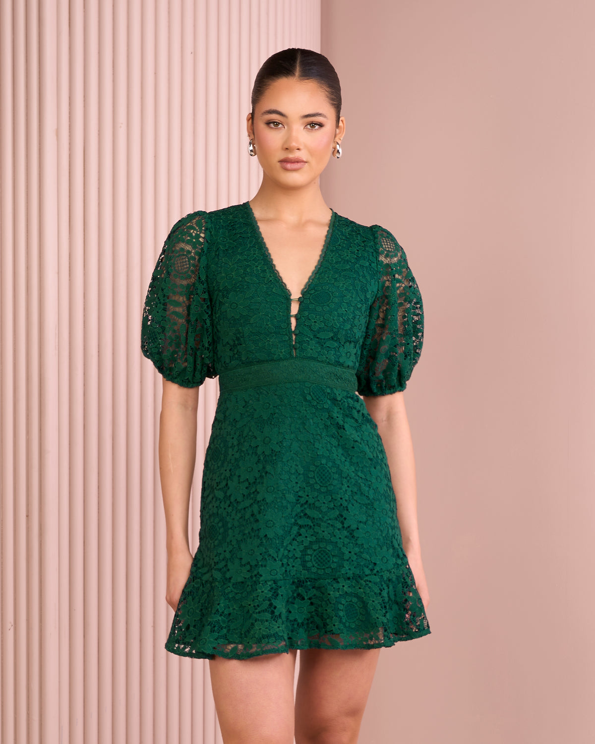 Drayton Lace Mini Dress