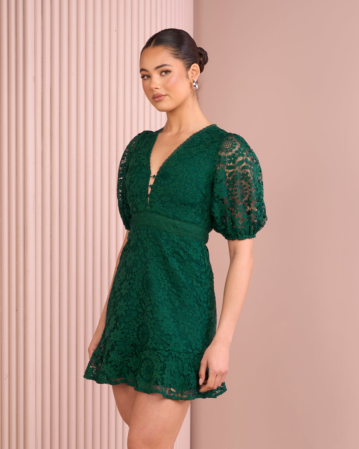 Drayton Lace Mini Dress