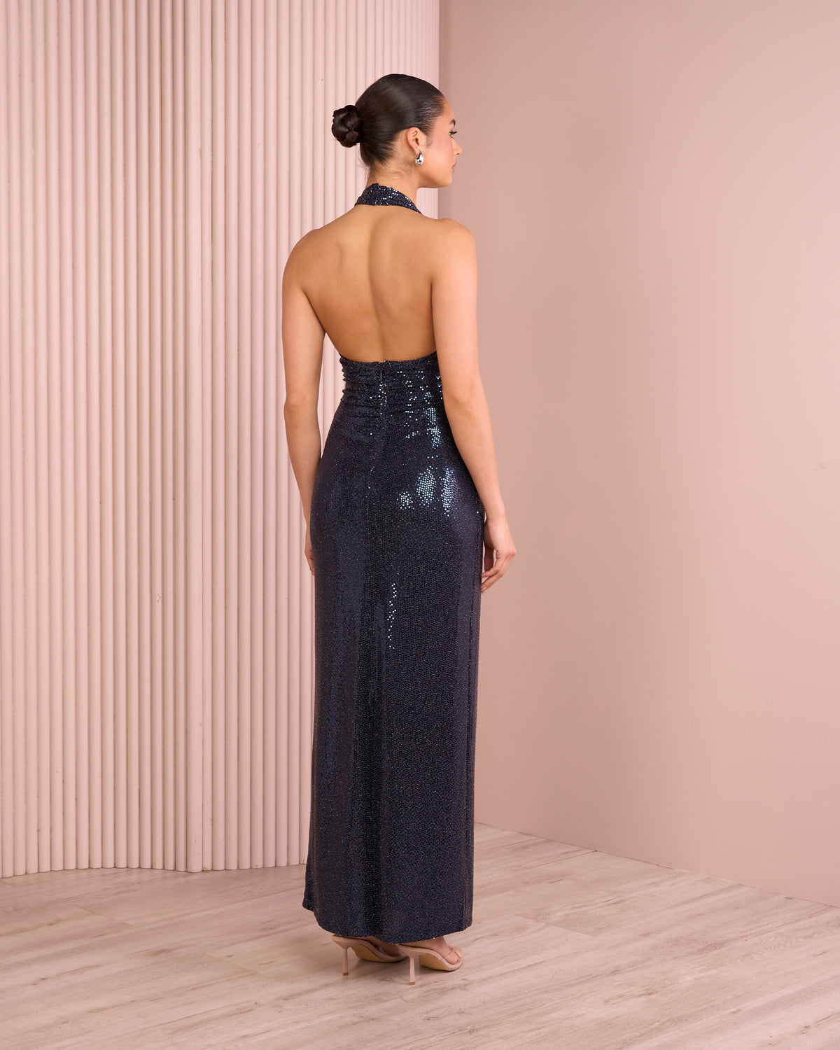 Zaniah Halter Low Back Gown