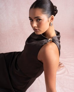 Deedee Blouson Maxi Dress
