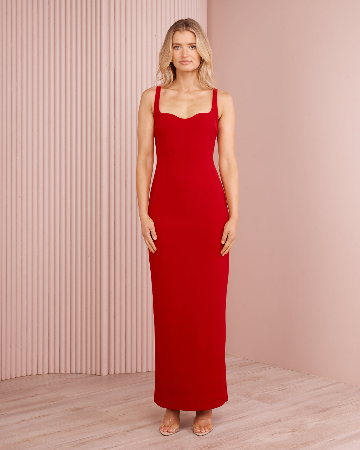 Brooklyn Curve Neck Gown