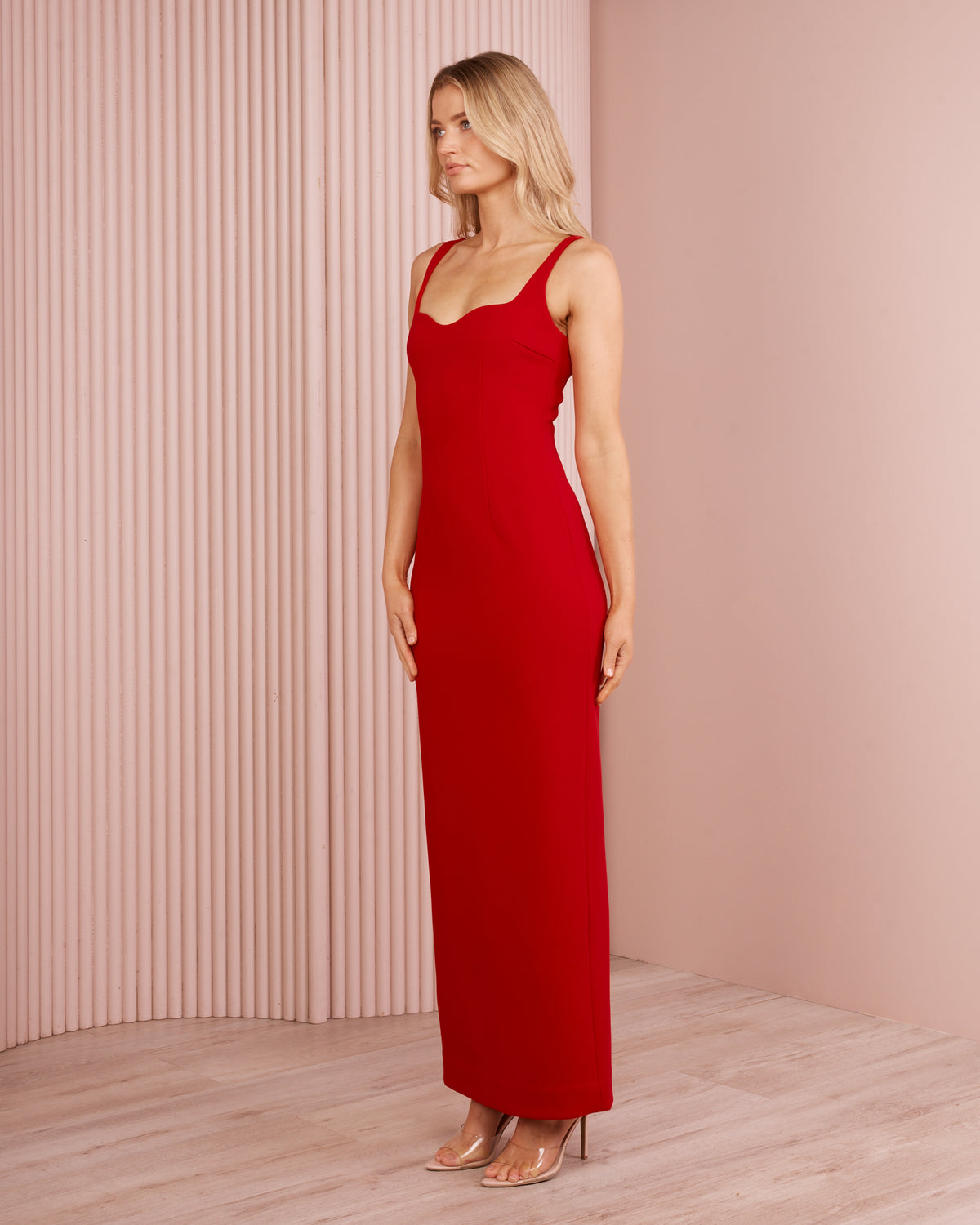 Brooklyn Curve Neck Gown