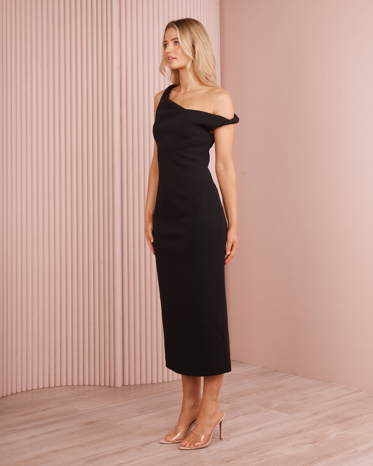 Dario Off Shoulder Midi Dress