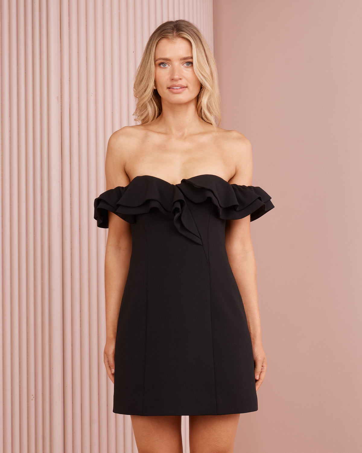 Gabbie Off Shoulder Mini Dress