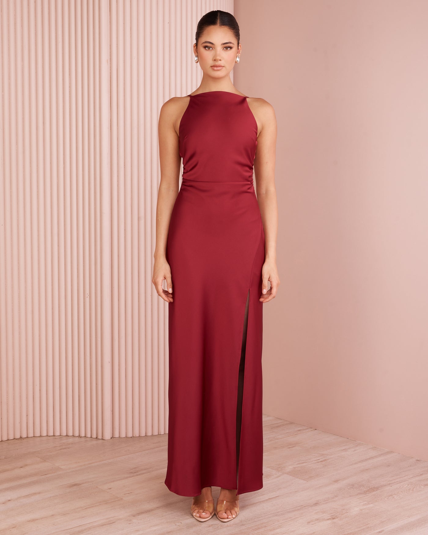 esther maxi dress Staud Esther Maxi Dress Earth