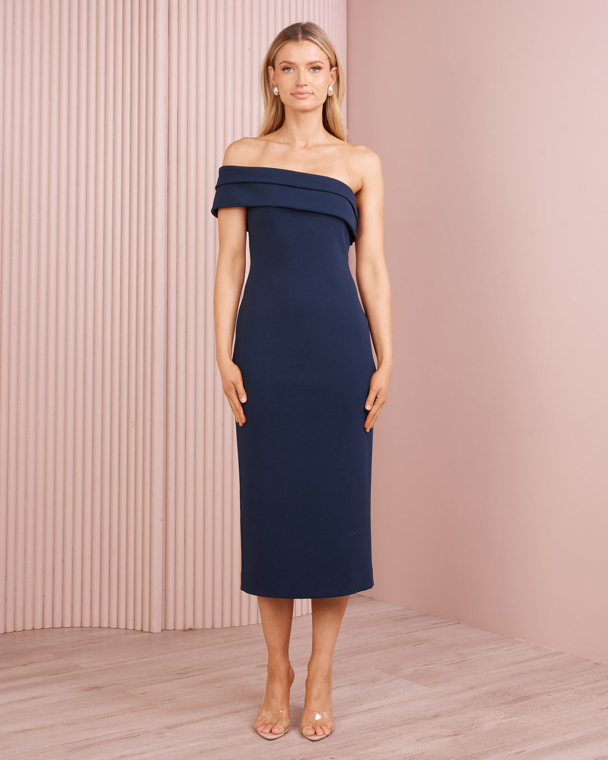 Dakota Off Shoulder Midi Dress