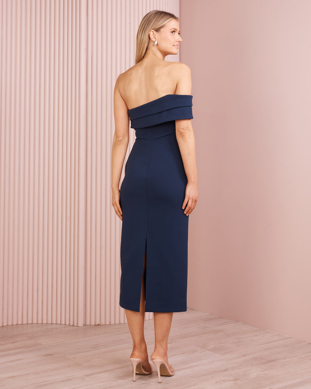 Dakota Off Shoulder Midi Dress