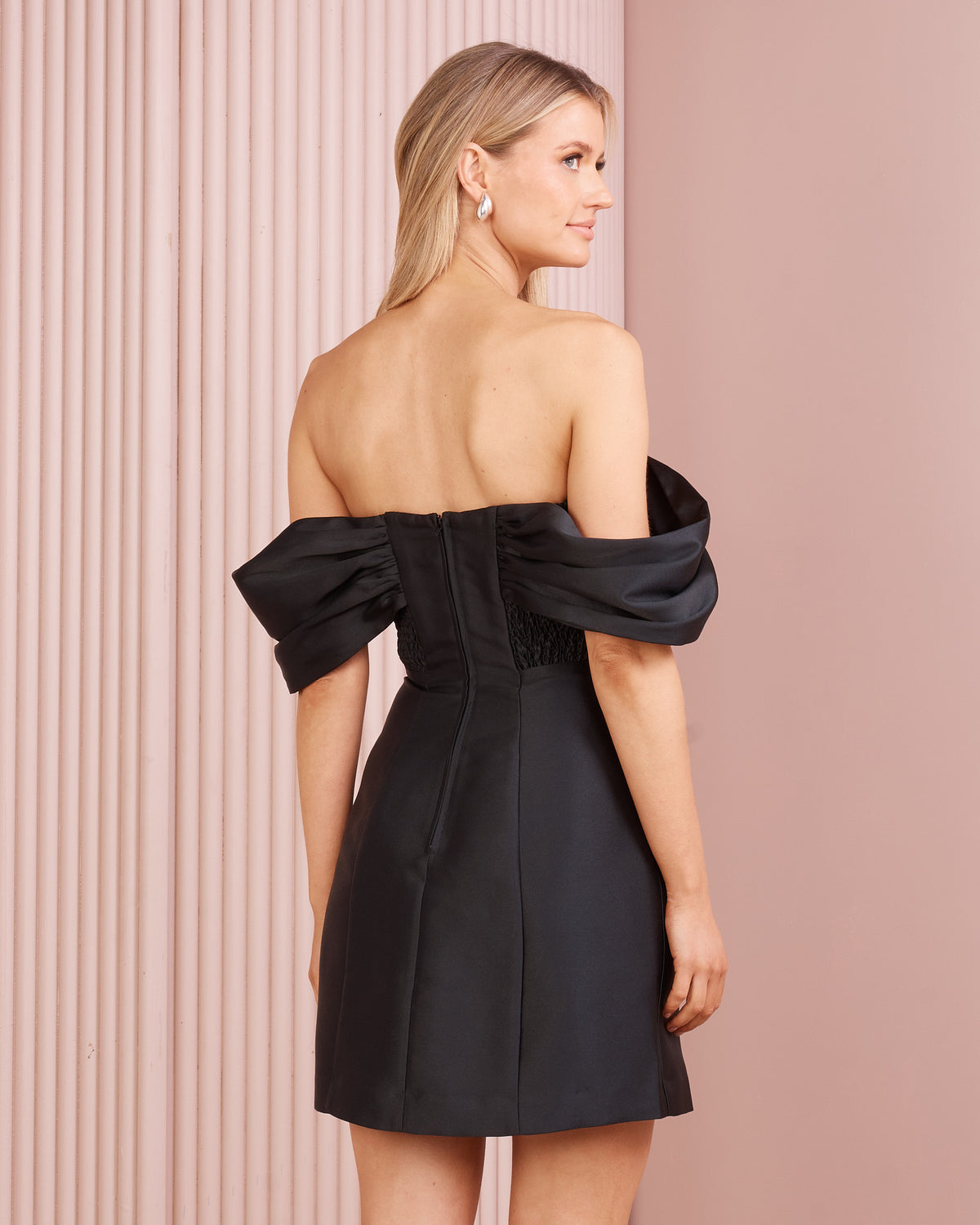 Ariana Off Shoulder Mini Dress