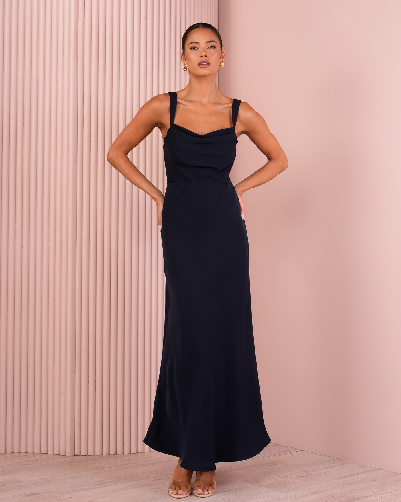 kaila cowl neck maxi dress Meshki - KAILA Gown: https://bit.ly/2HzRZya